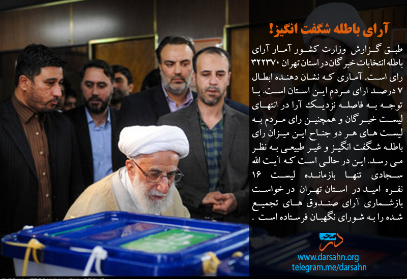 آرای باطله شگفت انگیز