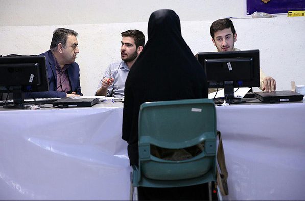 زنان آمدند ولی کم تعداد آمدند